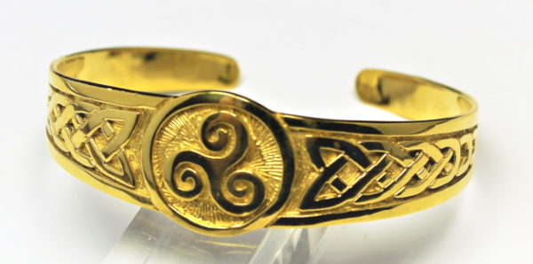 bracelet triskell Celtique nœuds Celtique en bronze