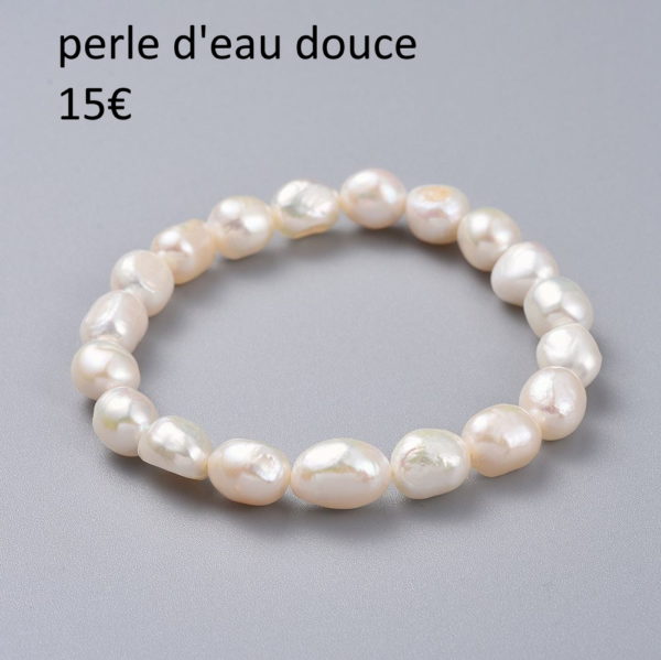 Bracelet perle d'eau douce véritable