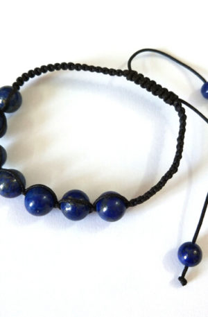 Bracelet lapis lazuli- bijoux en pierre fine véritable